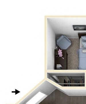 Revere Ridge Apartments_Spokane Valley WA_Floor Plan_Two Bedroom One Bathroom C Revere Ridge Apartments_Spokane Valley WA_Floor Plan_Two Bedroom One Bathroom C